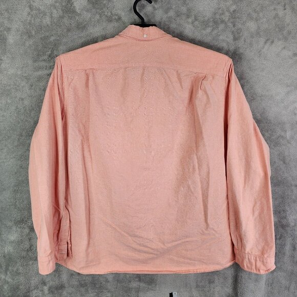 Mens Peach Eddie Bauer Legend Wash Shirt Button Up Cotton Long Sleeve Size XXL - Picture 5 of 8